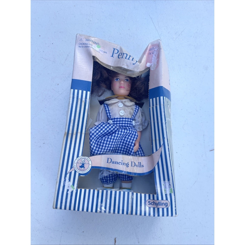 Schylling Dancing‎ Dolls Penny as Dorothy Wizard of Oz Wind-Up 2001 NEW